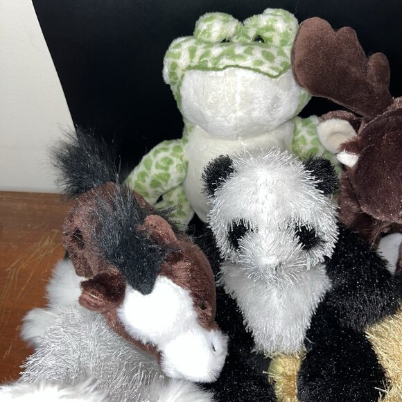 Ganz Plush Webkinz LilKinz Lot of 12 No Codes Snake Poodle Cat Frog Panda Moose - Picture 7 of 16